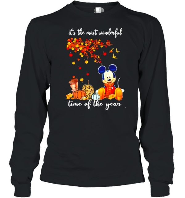 It’s The Most Wonderful Time Of The Year Mickey Autumn Shirt