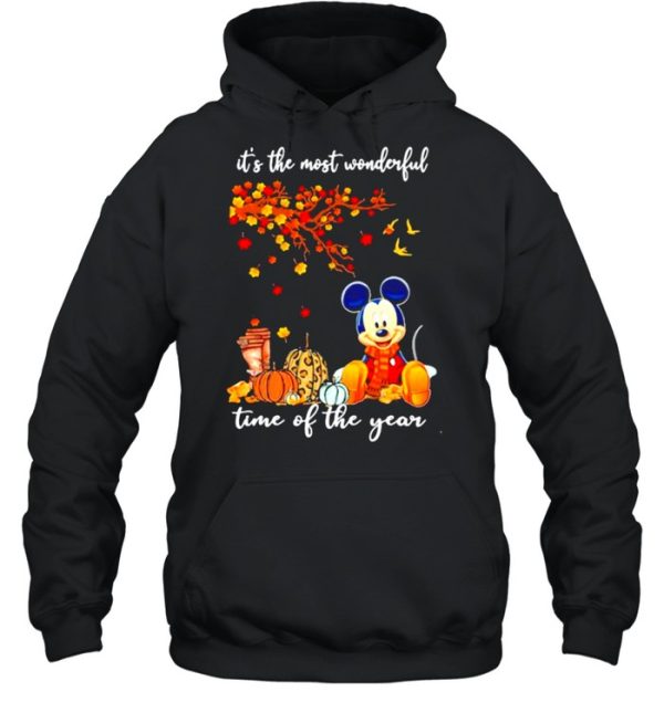 It’s The Most Wonderful Time Of The Year Mickey Autumn Shirt