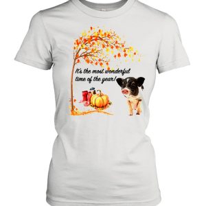 It’s The Most Wonderful Time Of The Year Pig Autumn Fall shirt