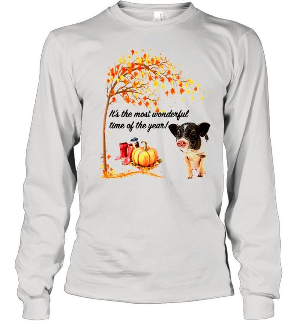 It’s The Most Wonderful Time Of The Year Pig Autumn Fall shirt