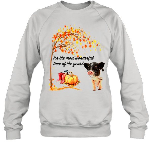 It’s The Most Wonderful Time Of The Year Pig Autumn Fall shirt