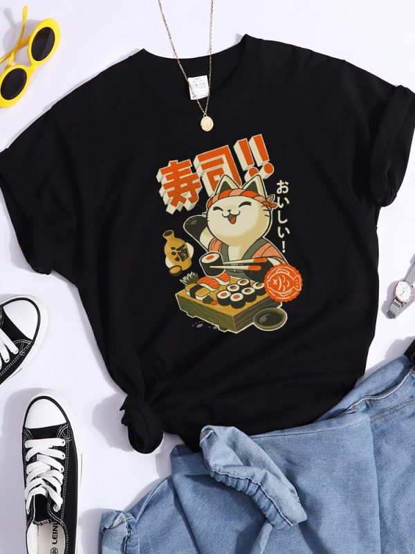 It’s Sushi!’ Female Cat T-Shirt