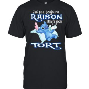 J’ai Pas Toujours Raison Mais Jamais Tori Stitch Drink Milk shirt