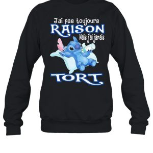 J'ai Pas Toujours Raison Mais Jamais Tori Stitch Drink Milk shirt 4