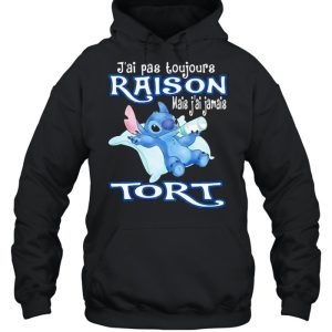 J'ai Pas Toujours Raison Mais Jamais Tori Stitch Drink Milk shirt 5