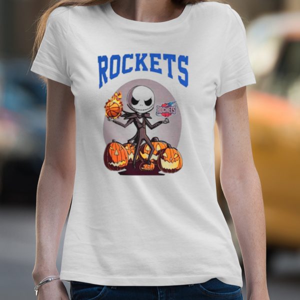 Jack Skellington Houston Rockets Halloween shirt