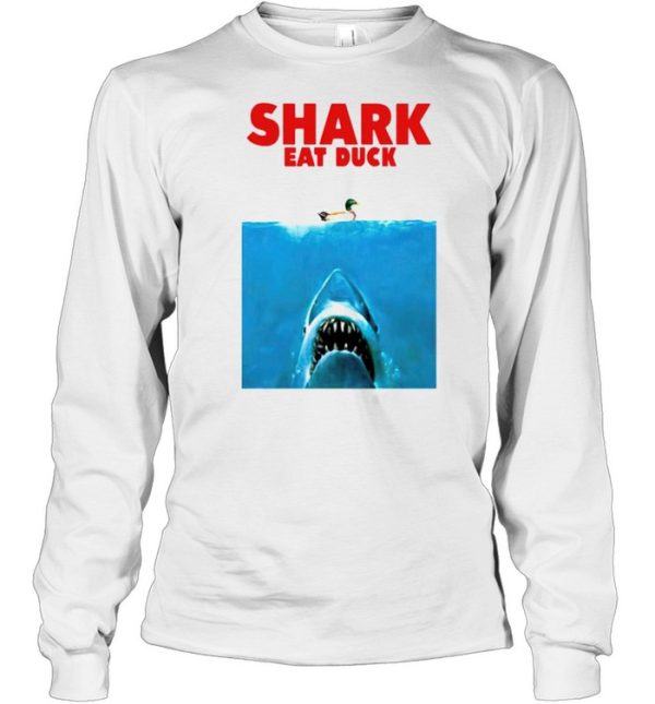 Jaws shark eat duck shirt