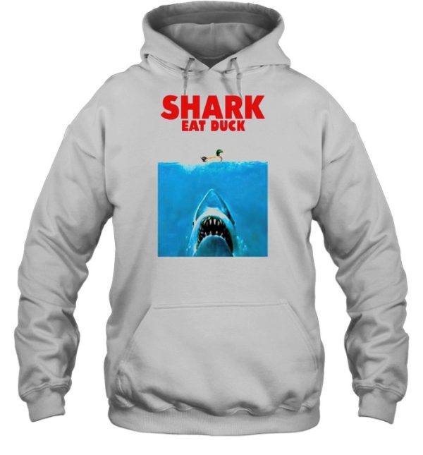 Jaws shark eat duck shirt