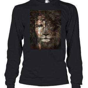 Jesus And Lion shirt 3