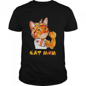 Kansas City Chiefs cat Mom shirt 1