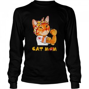 Kansas City Chiefs cat Mom shirt 3