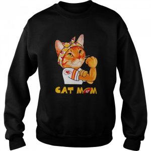 Kansas City Chiefs cat Mom shirt 4