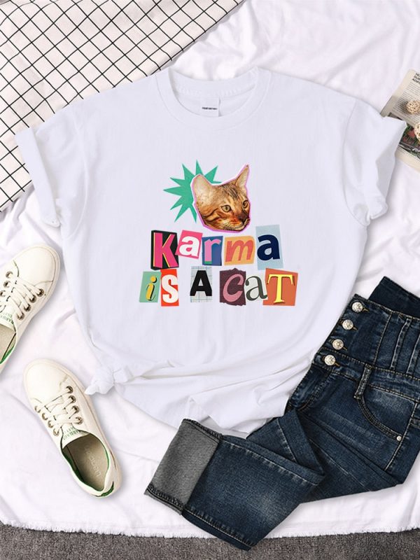 Karma Is A Cat Shirt