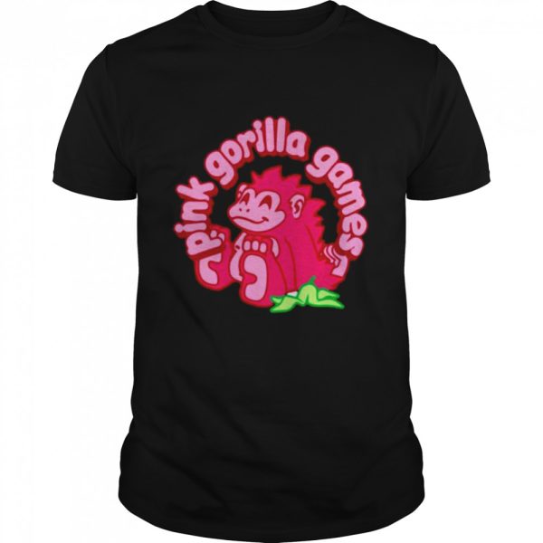 Kelsey Lewin Pink Gorilla Games shirt