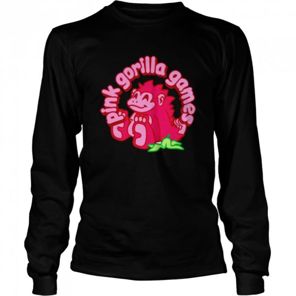 Kelsey Lewin Pink Gorilla Games shirt