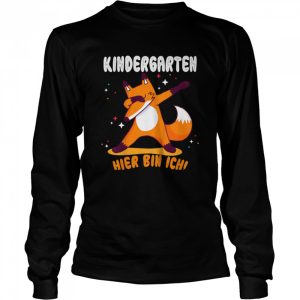 Kinder Kindergarten Anfang Geschenk Kindergartenkind 2021 Fuchs Shirt 3