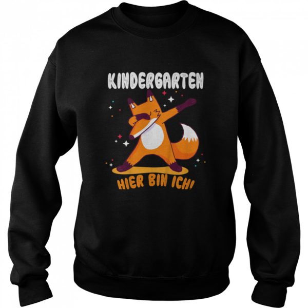 Kinder Kindergarten Anfang Geschenk Kindergartenkind 2021 Fuchs Shirt