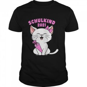 Kinder Schulkind 2021 Mdchen Katze Ktzchen Einschulung Shirt 1