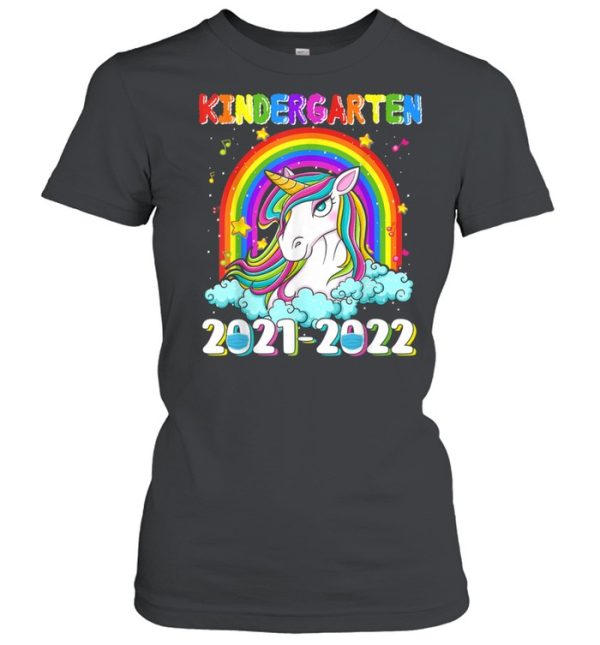 Kindergarten 20212022 Unicorn Rainbow Back To School shirt