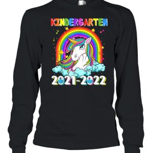 Kindergarten 20212022 Unicorn Rainbow Back To School shirt 3