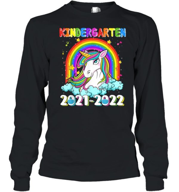 Kindergarten 20212022 Unicorn Rainbow Back To School shirt