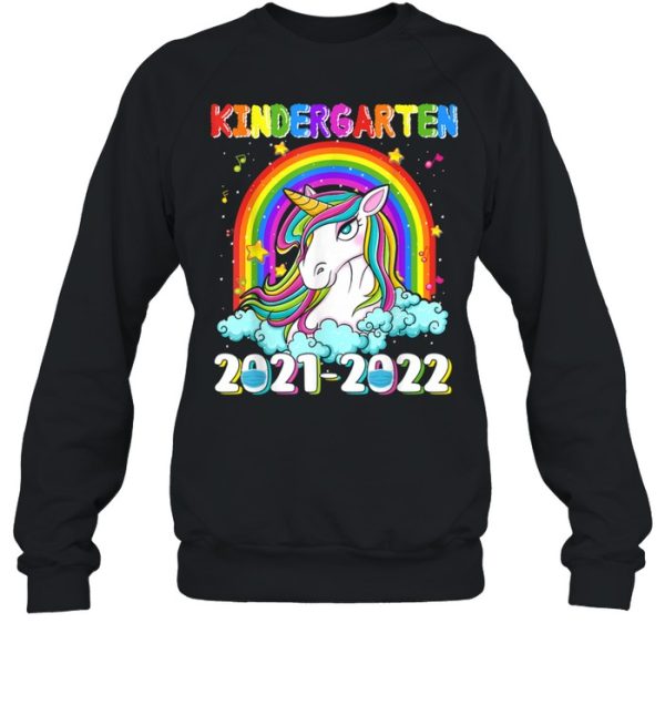 Kindergarten 20212022 Unicorn Rainbow Back To School shirt