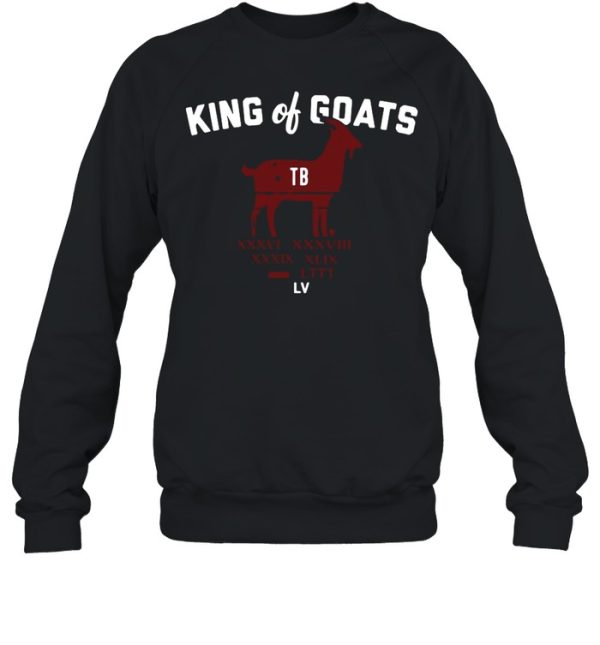 King Of Goats Tampa Bay Buccaneers LV shirt