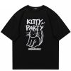 Kitty Party Black Cat Tee