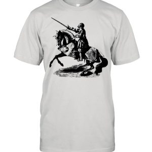 Knight and Horse Jousting Medieval Knight Renaissance shirt