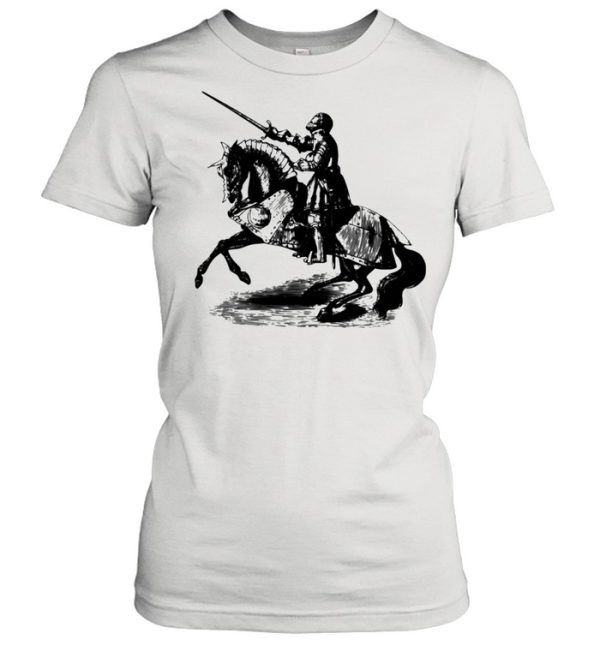 Knight and Horse Jousting Medieval Knight Renaissance shirt