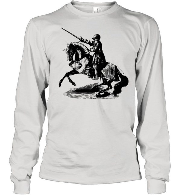 Knight and Horse Jousting Medieval Knight Renaissance shirt