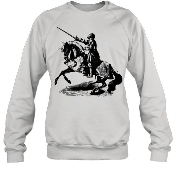 Knight and Horse Jousting Medieval Knight Renaissance shirt