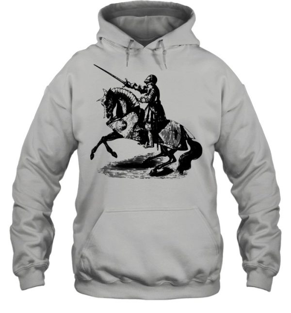 Knight and Horse Jousting Medieval Knight Renaissance shirt