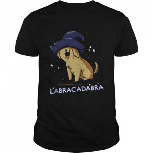 Labracadabra Dog Pun Cute Labrador Retriever Halloween T Shirt 1