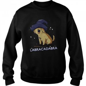 Labracadabra Dog Pun Cute Labrador Retriever Halloween T Shirt 4