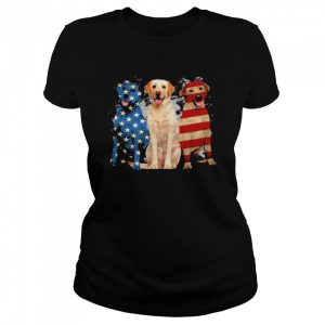 Labrador American flag shirt 2