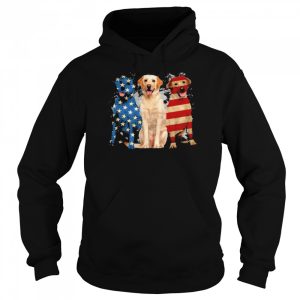 Labrador American flag shirt 5