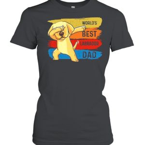 Labrador babbing worlds best Labrador dad shirt 2