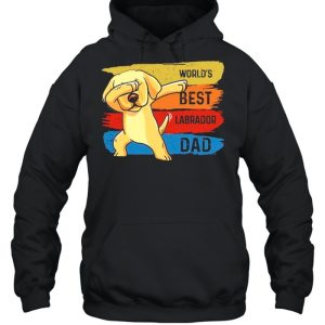 Labrador babbing worlds best Labrador dad shirt 5