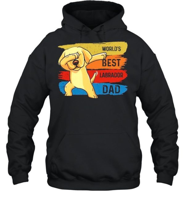 Labrador babbing worlds best Labrador dad shirt