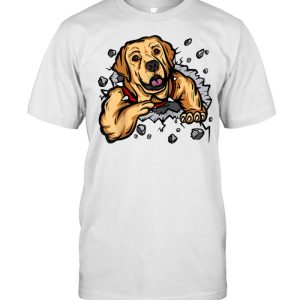 Labrador in Wall Dog Holder Idea, Stones shirt