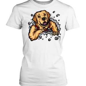 Labrador in Wall Dog Holder Idea Stones shirt 2