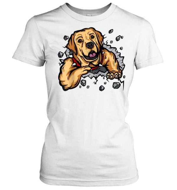 Labrador in Wall Dog Holder Idea, Stones shirt