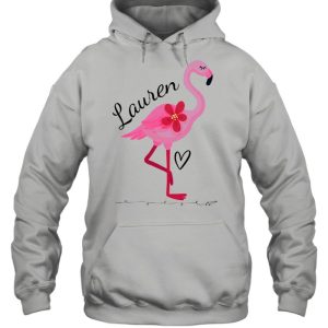 Lauren Personalized Pink Flamingo Shirt 5