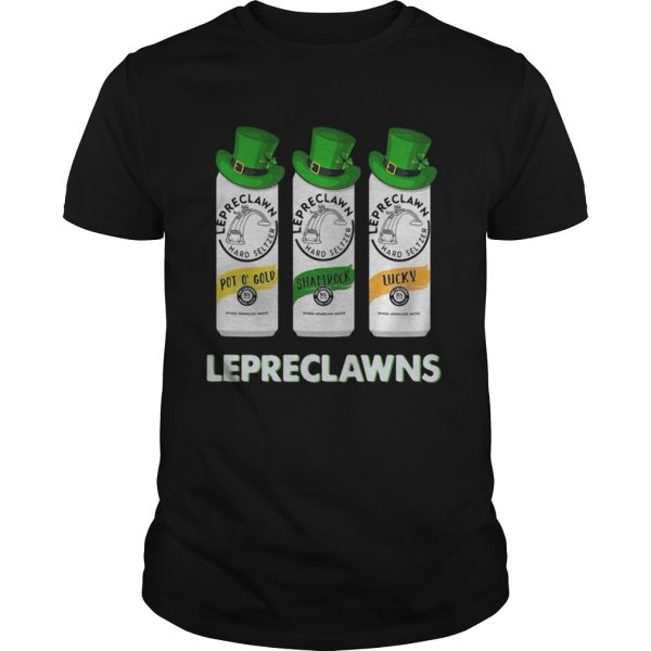 Lepreclawns Pot O Gold Shamrock Lucky St Patricks day shirt