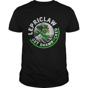Lepriclaw Shamrock Leprechaun Beer Drinking shirt