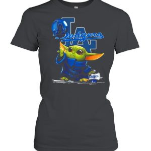 Los Angeles Dodgers Baseball Star Wars Baby Yoda 2021 T-Shirt