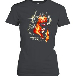 Love Pitbull Tear Art shirt 2