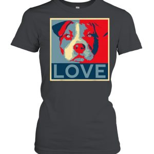 Love Pitbull face shirt