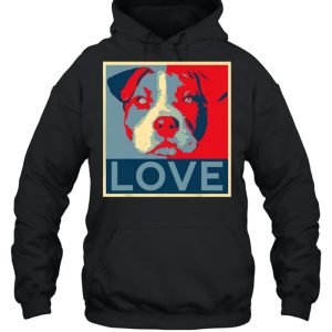 Love Pitbull face shirt 5